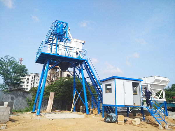 on-site concrete batching plant