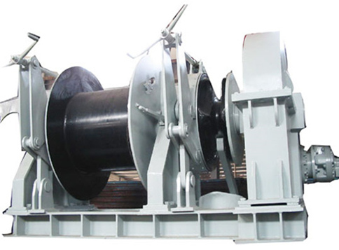 hydraulic deck winch 