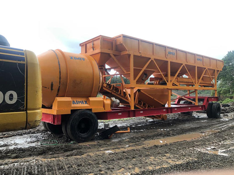 Portable Drum Concrete Plant