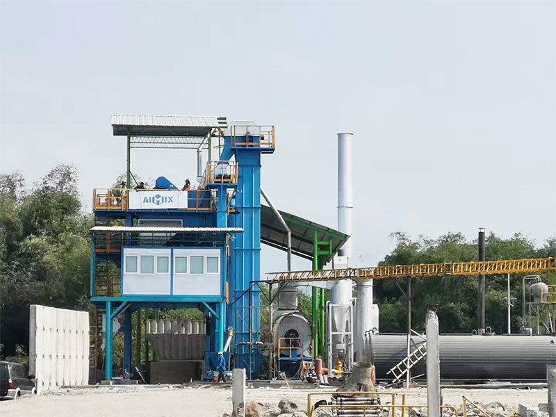 stationary asphalt mixing plant
