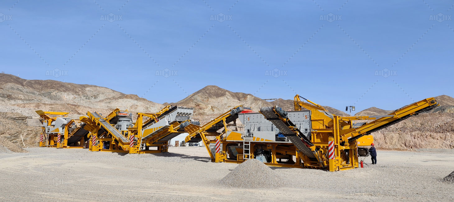 combined mobile stone crushing plants