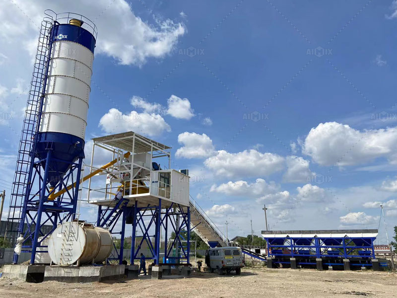 Stationary Concrete Batching Plant with Good Price