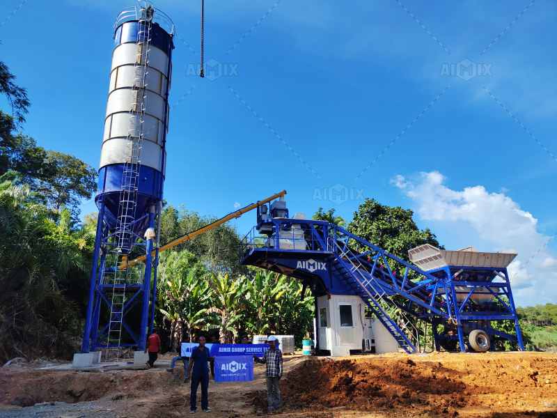 mobile concrete Batching plant price