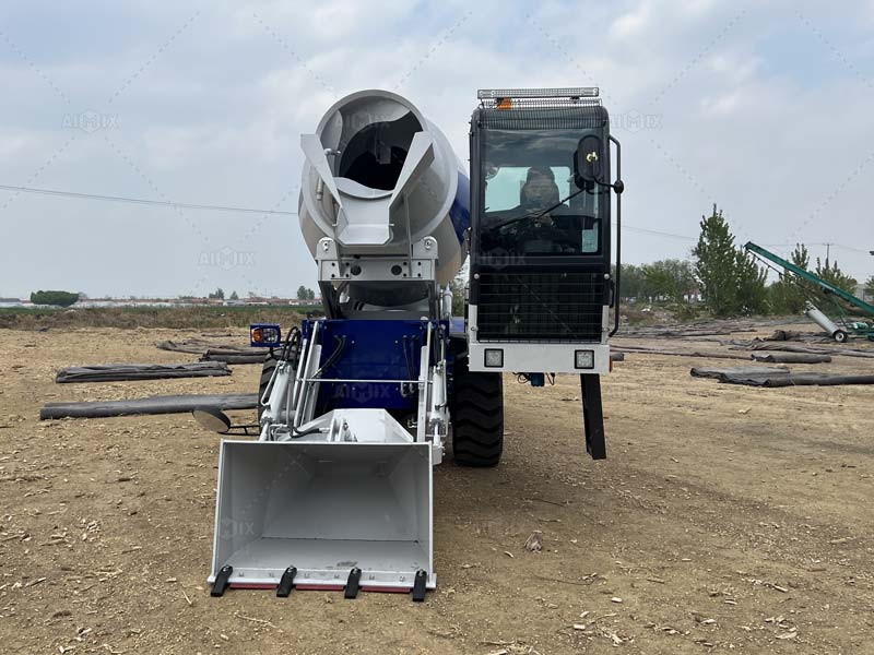 Self-Loading Concrete Mixer with Intelligent Control System