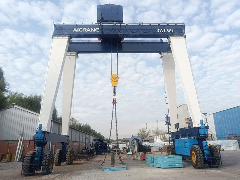 RTG rubber tyred gantry crane